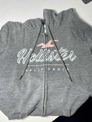 Hollister jacket gray size M like new