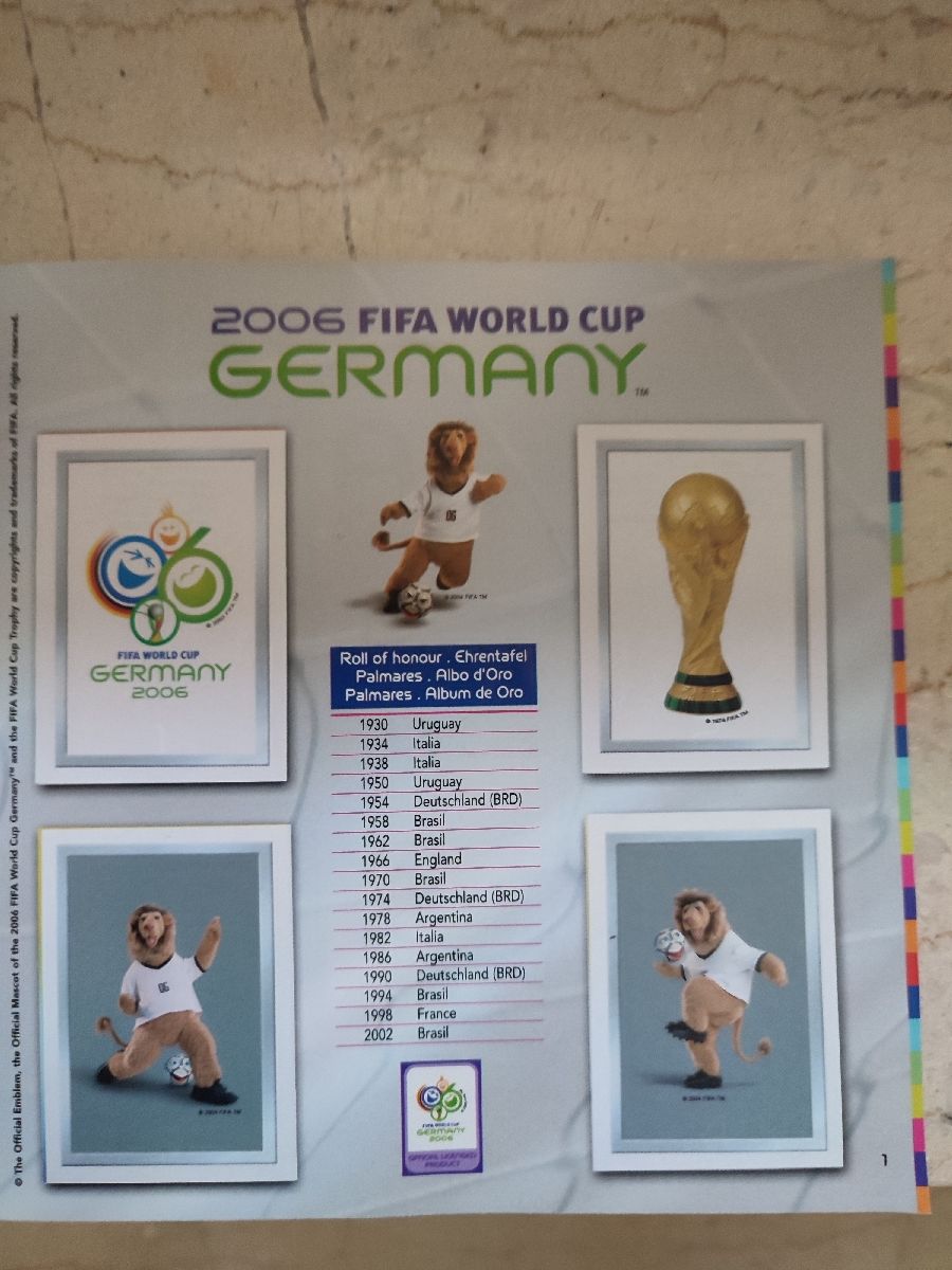 Mini Album Panini World Cup 2006… - € 60,00 - Vendora.cy