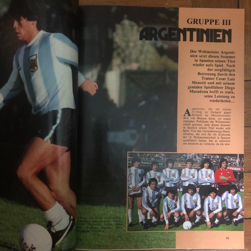 Espana 1982 World Cup German collectible edition used