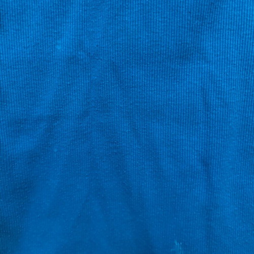 Blue sleeveless T-shirt used, size M/L with back design