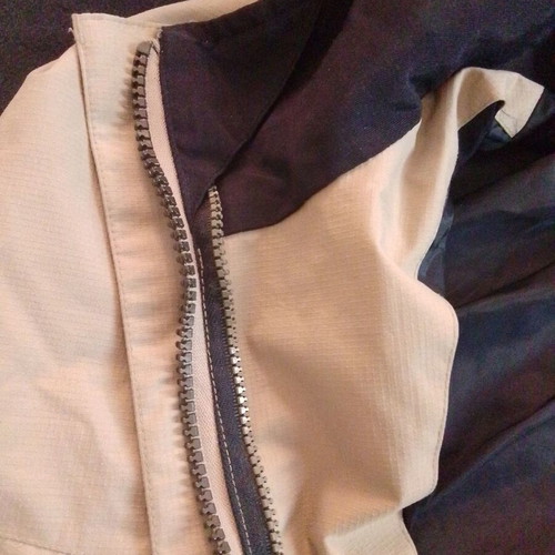 Nautica men's jacket XL like new, beige, with detachable hood