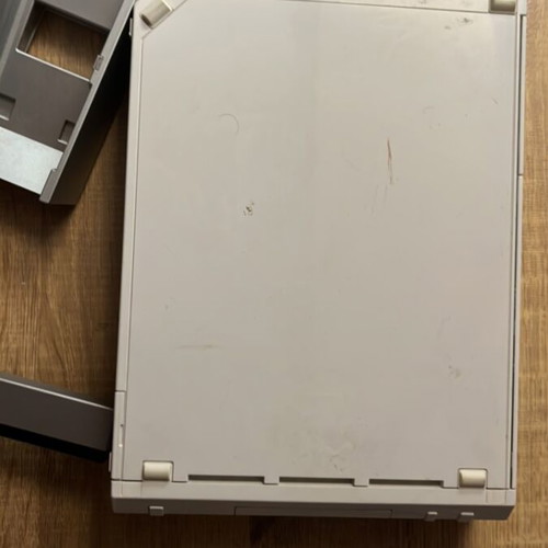 Nintendo Wii console with cables and one controller