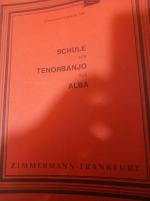 Schule für Tenorbanjo von Alba καινούργιο