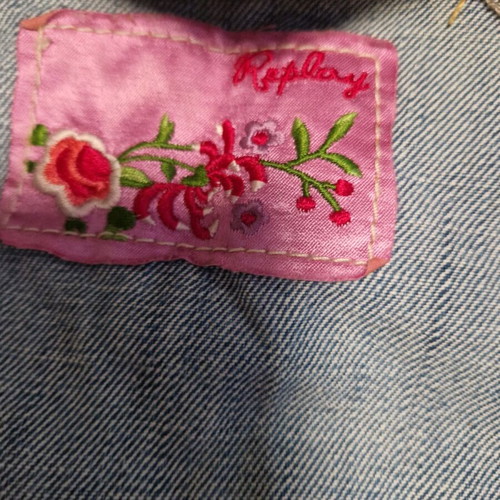 Replay denim jacket blue like new, size M