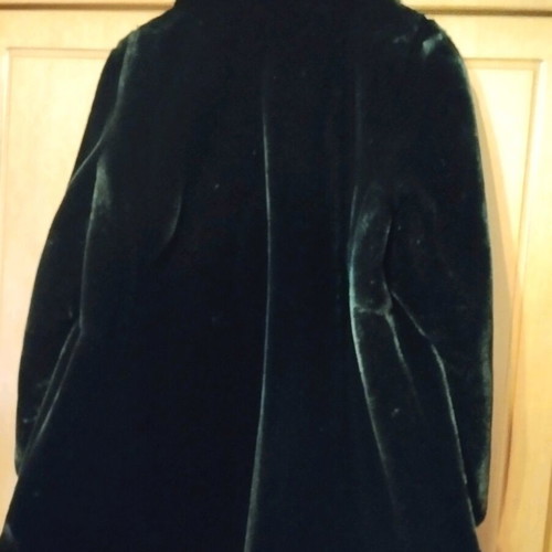 Vintage 90's plush faux fur coat size 46, like new