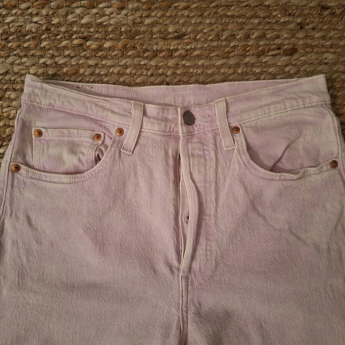 Levi's 501 women's pink jeans like new