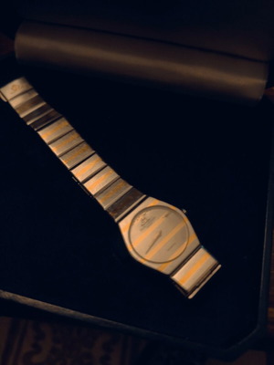Ρολόι Baume Mercier Monte Carlo 1980 σαν καινούργιο, ατσάλι και χρυσό 18k με κουτί