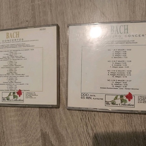 Bach Concertos 2CD like new, classical