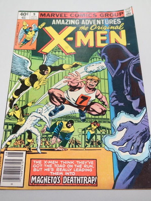 Amazing Adventures the original X men #9 AUG used, Marvel comic