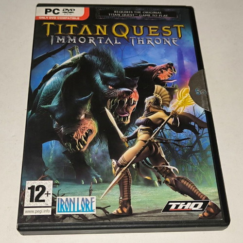 Titan Quest Immortal Throne PC game new, sealed