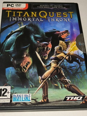 Titan Quest Immortal Throne PC game new, sealed