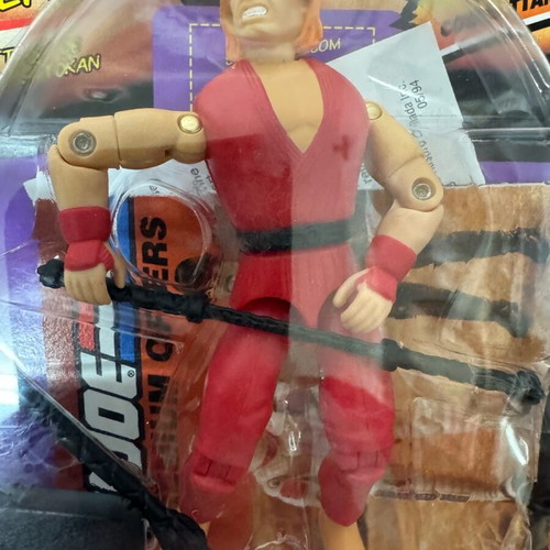 GI Joe Ken Masters Street Fighter action figure new