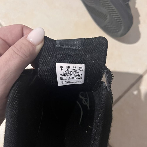 Puma kids' sneakers size 27, black