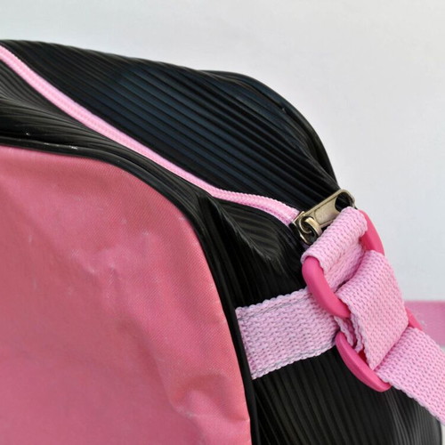 Paxos Vintage Pink Shoulder Bag Crossbody with Cartoon Designs used