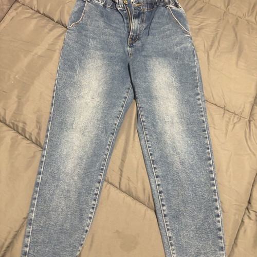 Blue women's jeans like new, size L