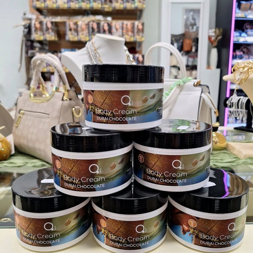 Body Lotion and Body Scrub Dubai Chocolate new, bundle