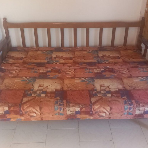 Chest sofa bed like new with storage space