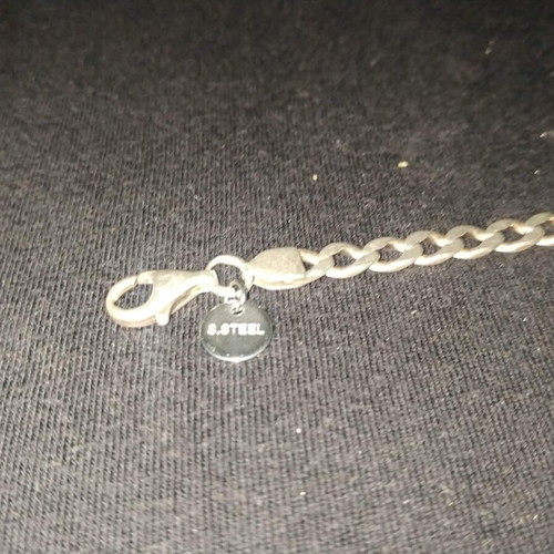 Silver Plated Unisex Identity Hand Chain 28cm like new