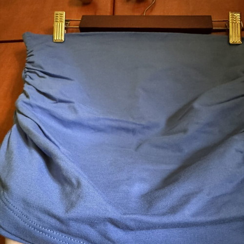 Edited blue bandeau top, size S, cotton
