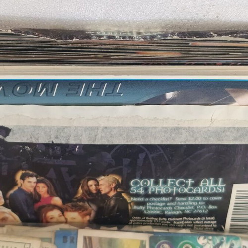 Large collection of cards, movies, sports used