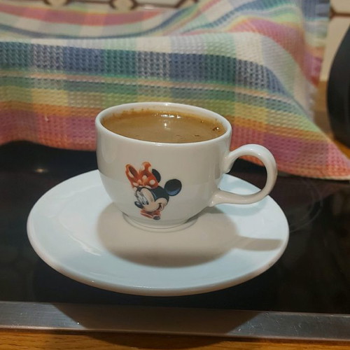Disney Land cup set used with Minie and Mickey Mouse
