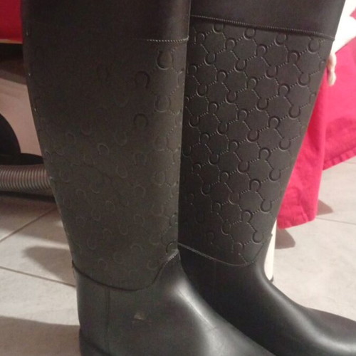 Equestrian boots rain boots like new, black, size 36