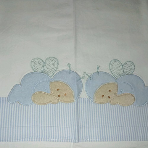 Nef Nef crib sheets like new, 2 pairs, 100% cotton
