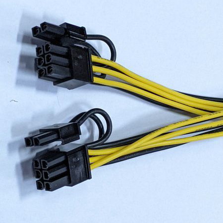 PCI Power Cable 6 or 8 to 8 (6+2) pin new