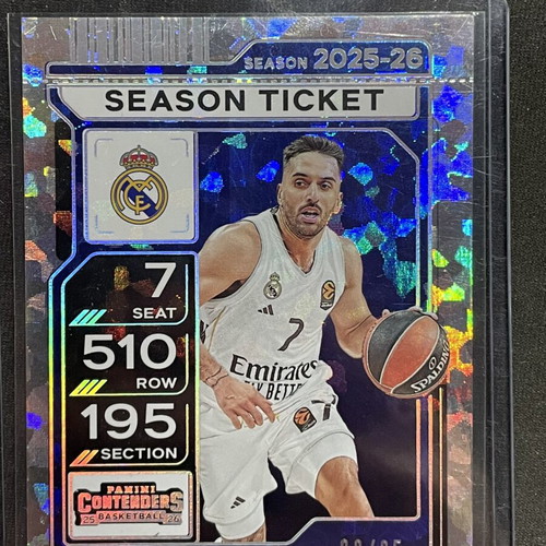 Facundo Campazzo Panini Euroleague Contenders 2025-2026 card new