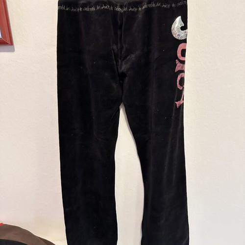 Juicy Couture velour kids set black with sequins, age 12