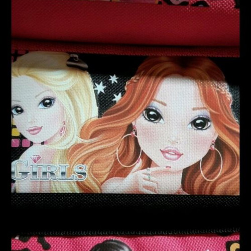 Top Girls pencil cases new, pack of 5 pieces