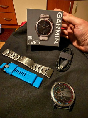 Garmin quatix 7X Solar Sapphire τιτάνιο έξυπνο ρολόι, 51 mm