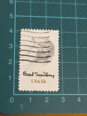 United States stamp 1978 Carl Sandburg like new