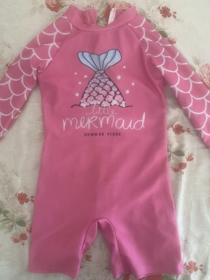 Girl's swimsuit new, mermaid design, age 3-4