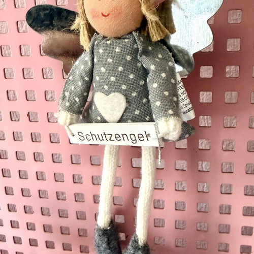 Fabric Guardian Angel decoration and charm new