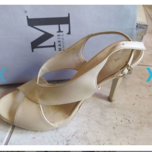 Makis Fardoulis beige sandals used, size 37