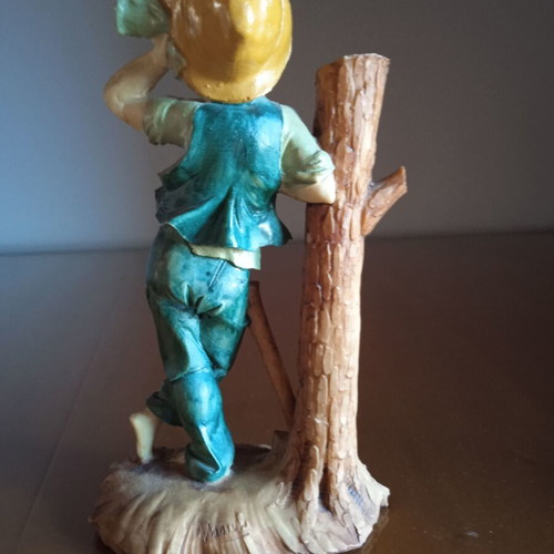 Decorative boy figurine, 22 cm