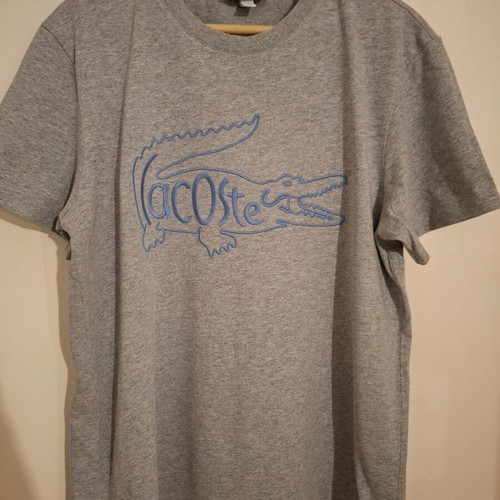 Lacoste T-shirt gray color, size L, like new