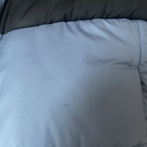 The North Face Retro Nuptse jacket like new, black and turquoise