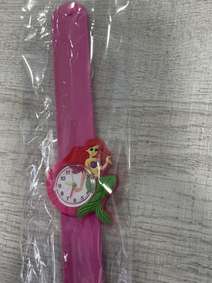 Children's slap watch with Ariel mermaid pink new