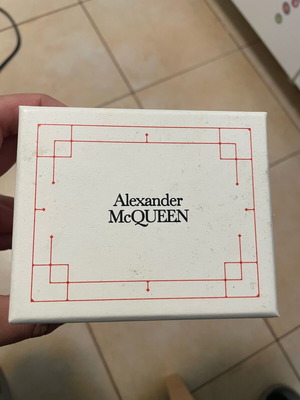 Alexander McQueen silver cufflinks like new