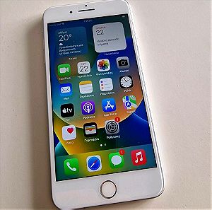 Iphone 8 plus 64GB Ασημί Λευκό