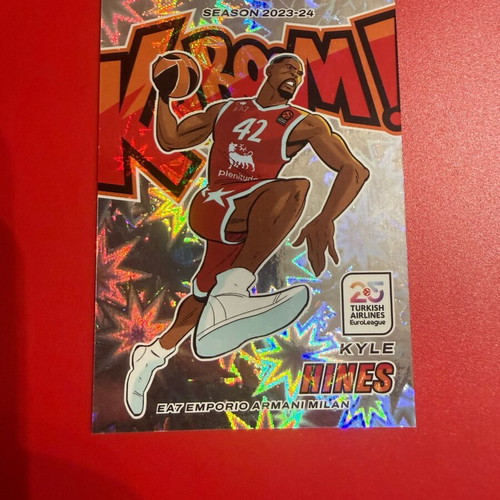 Panini Crown Euroleague Kaboom Kyle Hines card used 2024-25