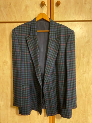 Paolo Si Men's Jacket like new, blue multicolor, size XXL