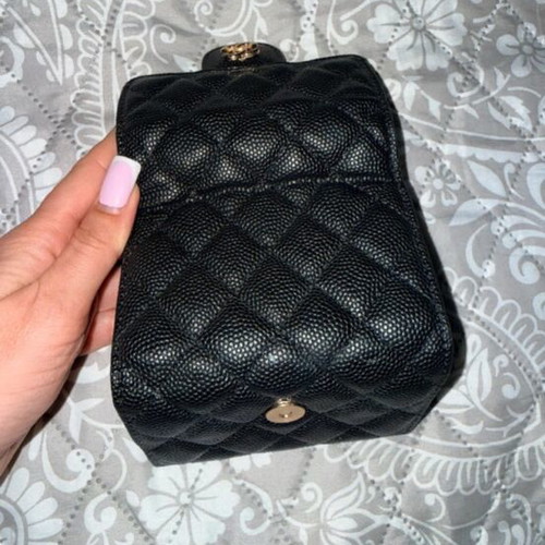 Chanel Caviar Leather Cardholder new, black
