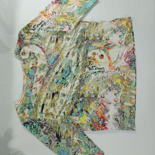 Joseph Ribkoff blouse multicolor with abstract pattern like new