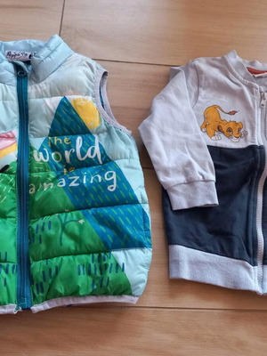 Sleeveless vest and jacket 2 years old