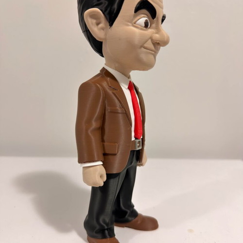 Mr Bean 3D Printed Figure, 20 cm, PLA plastic