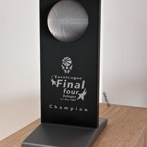 Κύπελλο Final Four 2002 Euroleague κατασκευασμένο με 3d εκτυπωτή