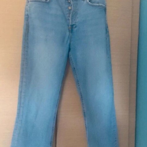 Zara crop jeans, blue, size L / 40 / 12